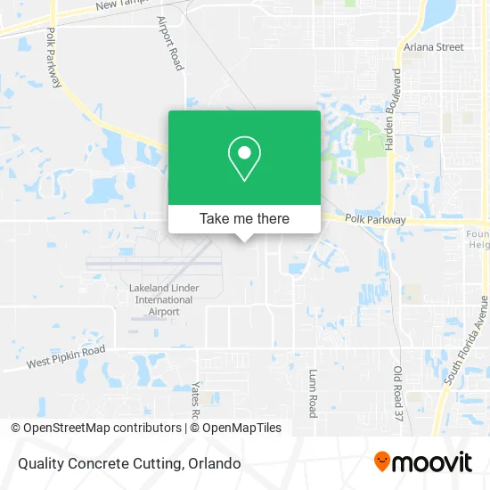 Quality Concrete Cutting map