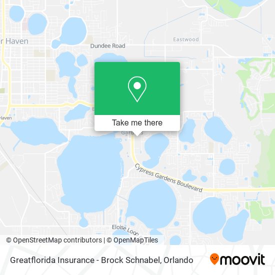 Mapa de Greatflorida Insurance - Brock Schnabel