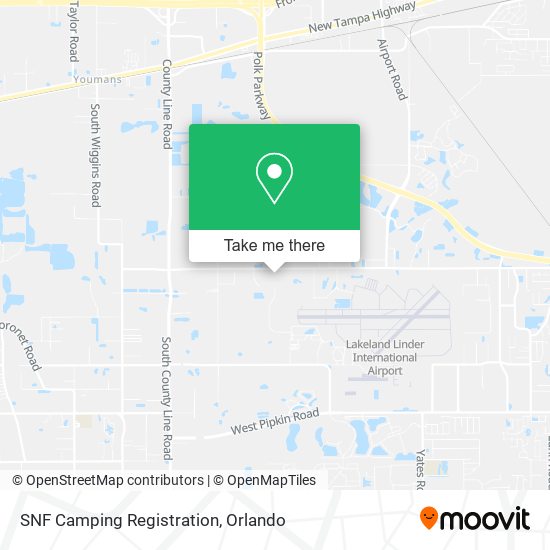 Mapa de SNF Camping Registration