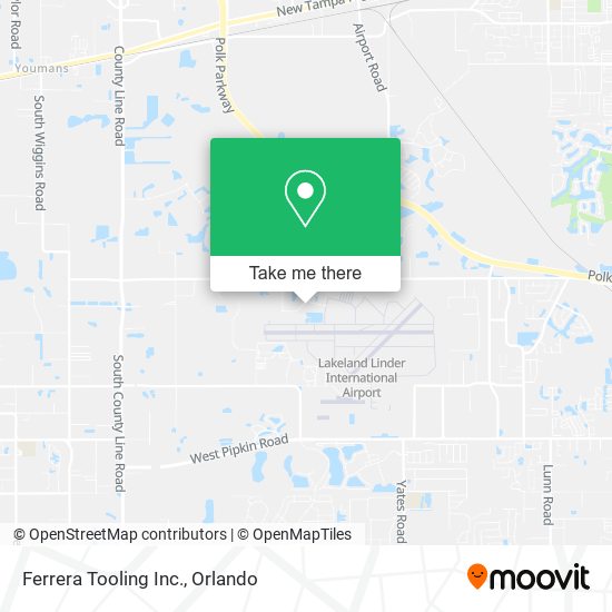 Ferrera Tooling Inc. map