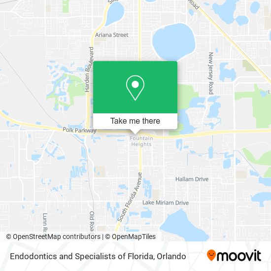 Mapa de Endodontics and Specialists of Florida