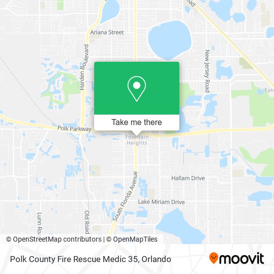 Polk County Fire Rescue Medic 35 map