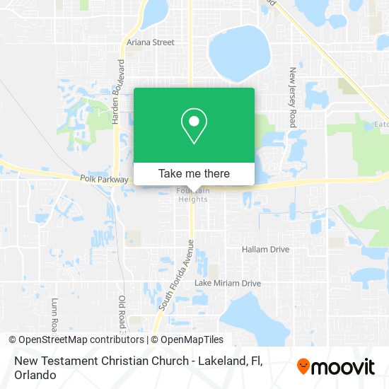 Mapa de New Testament Christian Church - Lakeland, Fl