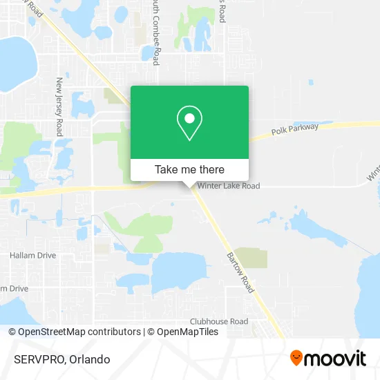 SERVPRO map