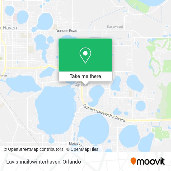 Lavishnailswinterhaven map