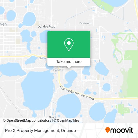 Pro X Property Management map