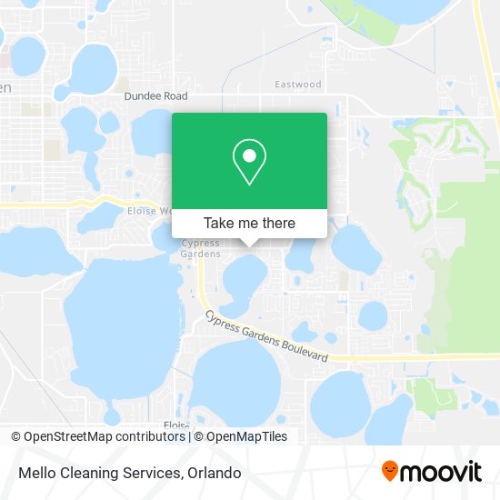 Mapa de Mello Cleaning Services