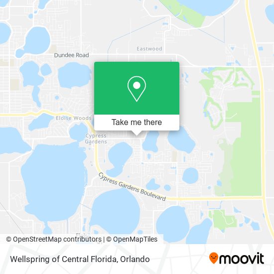 Wellspring of Central Florida map