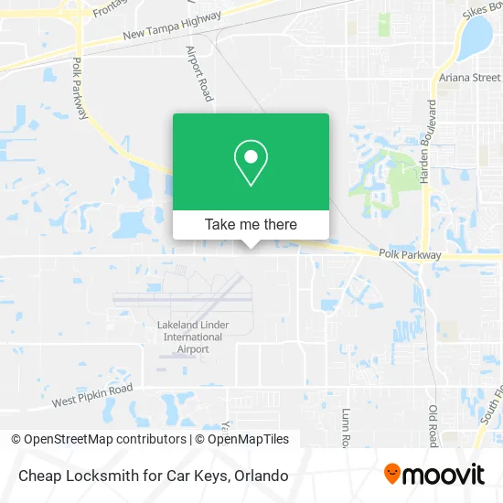 Cheap Locksmith for Car Keys map