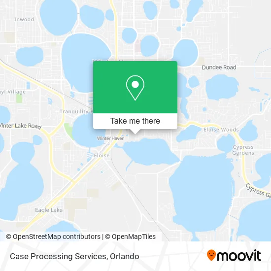 Case Processing Services map