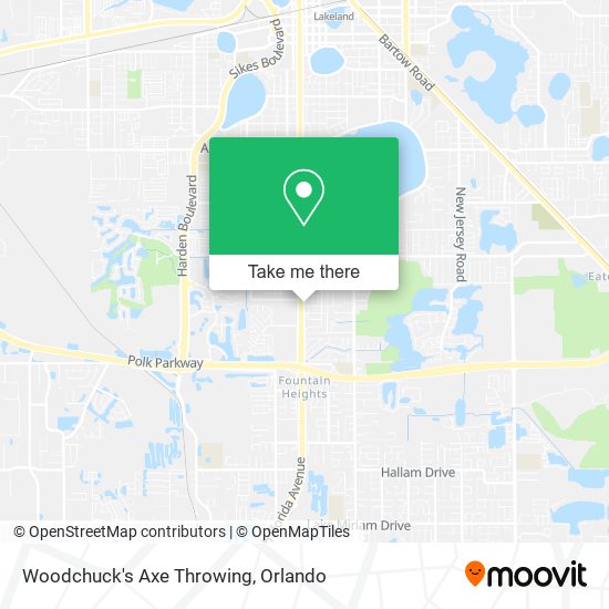 Woodchuck's Axe Throwing map