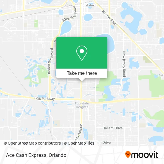 Ace Cash Express map