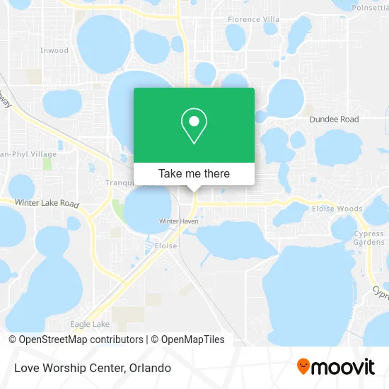 Love Worship Center map