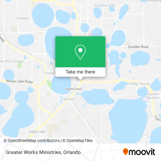 Greater Works Ministries map