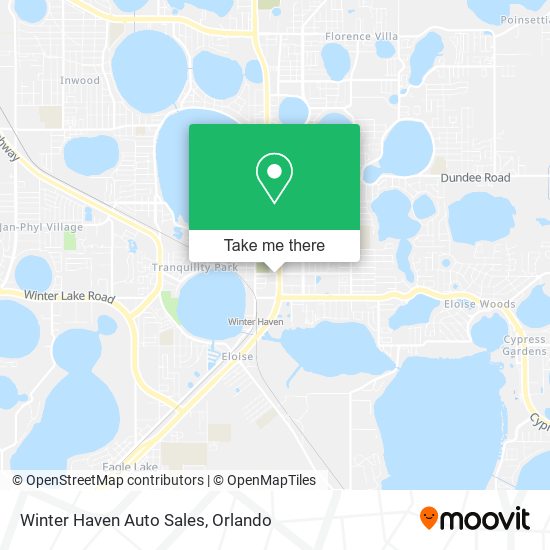Winter Haven Auto Sales map