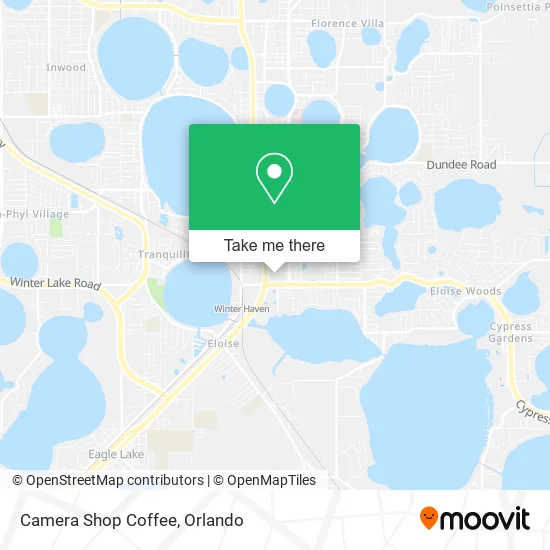 Camera Shop Coffee map