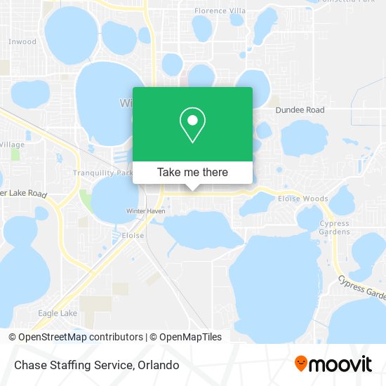 Mapa de Chase Staffing Service