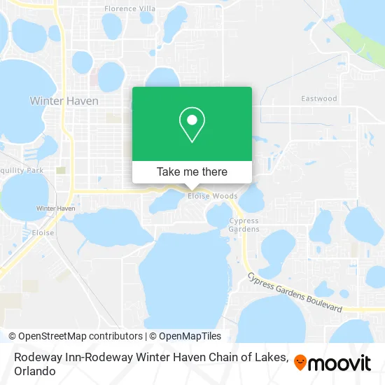 Rodeway Inn-Rodeway Winter Haven Chain of Lakes map