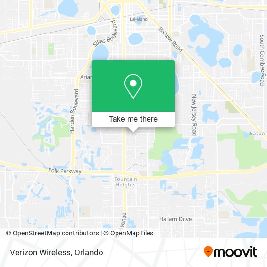 Verizon Wireless map