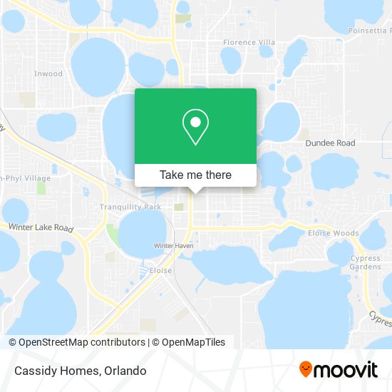 Mapa de Cassidy Homes