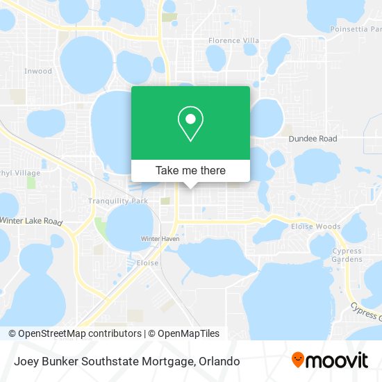 Joey Bunker Southstate Mortgage map