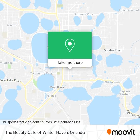 Mapa de The Beauty Cafe of Winter Haven