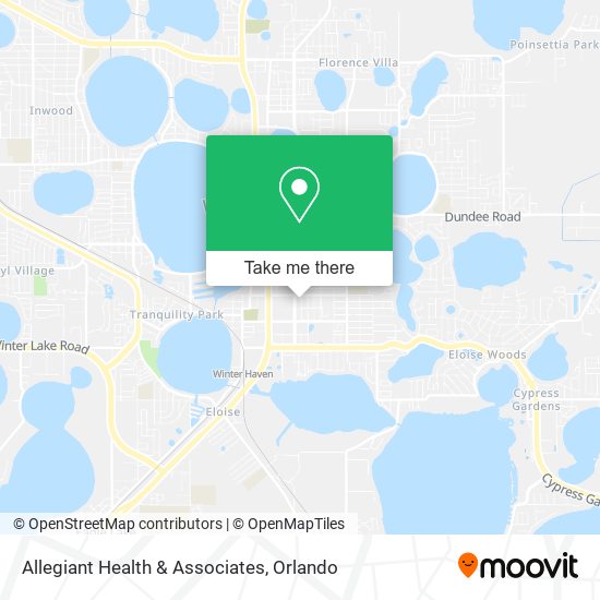 Mapa de Allegiant Health & Associates