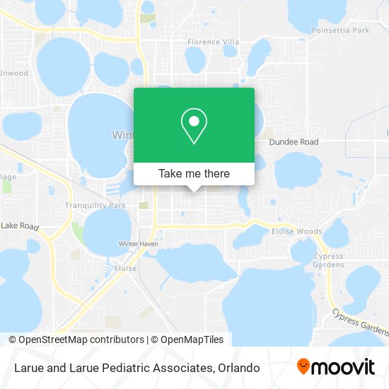 Mapa de Larue and Larue Pediatric Associates