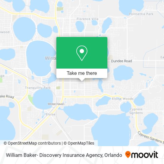 William Baker- Discovery Insurance Agency map