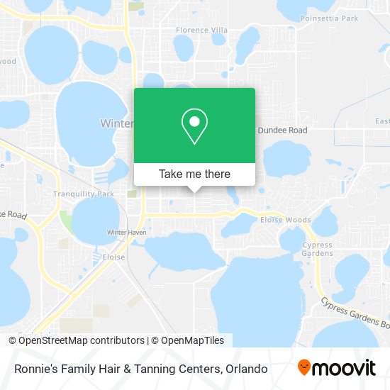 Mapa de Ronnie's Family Hair & Tanning Centers