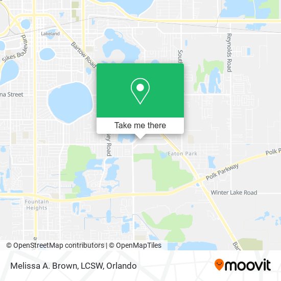 Melissa A. Brown, LCSW map