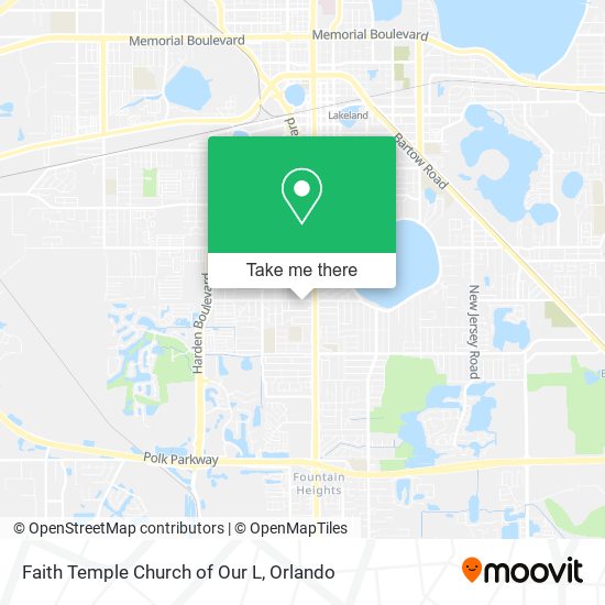 Mapa de Faith Temple Church of Our L