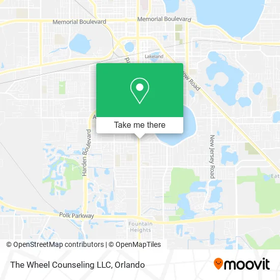 The Wheel Counseling LLC map