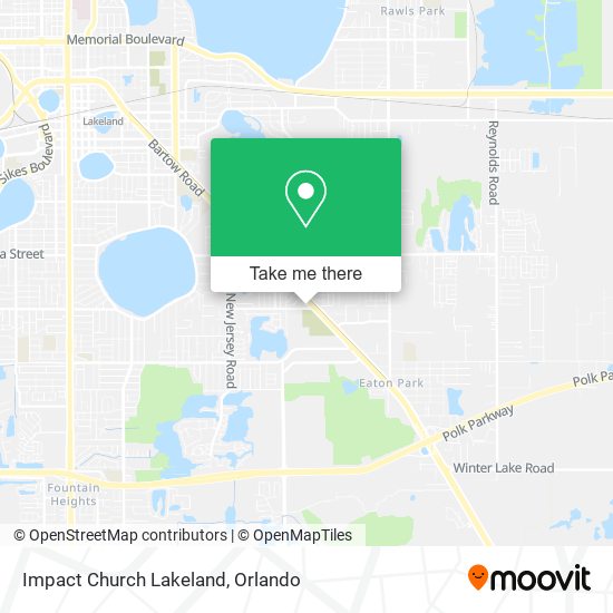 Mapa de Impact Church Lakeland