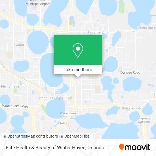 Mapa de Elite Health & Beauty of Winter Haven