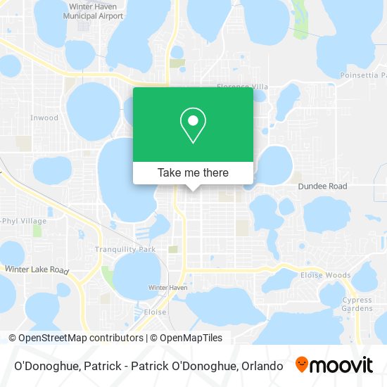 O'Donoghue, Patrick - Patrick O'Donoghue map