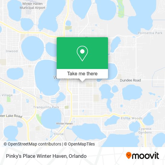 Pinky's Place Winter Haven map