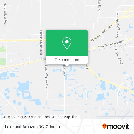 Lakeland Amazon DC map