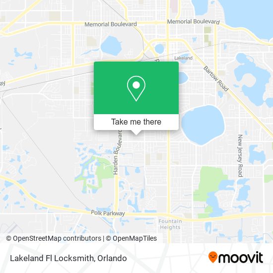 Mapa de Lakeland Fl Locksmith