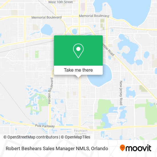 Robert Beshears Sales Manager NMLS map