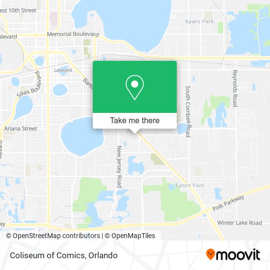 Mapa de Coliseum of Comics