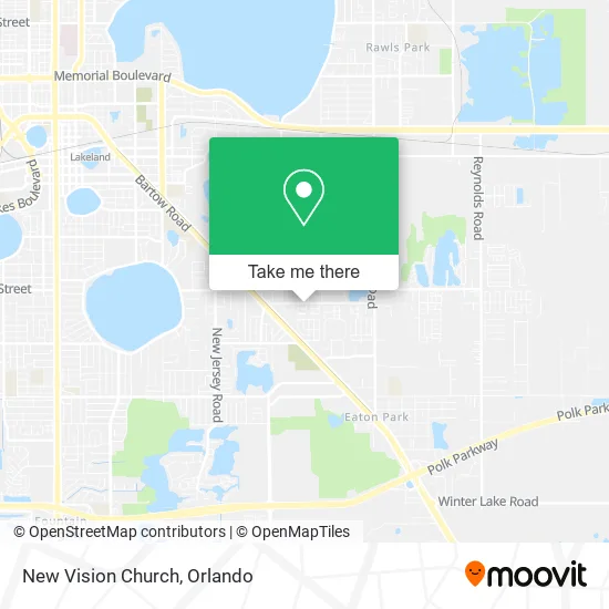 New Vision Church map