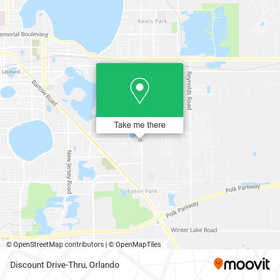 Discount Drive-Thru map