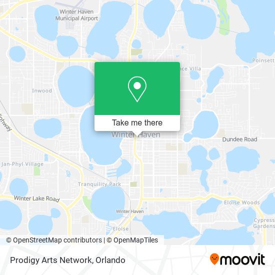 Mapa de Prodigy Arts Network