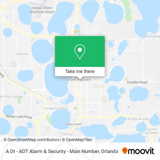 A Dt - ADT Alarm & Security - Main Number map