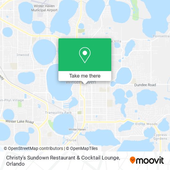 Mapa de Christy's Sundown Restaurant & Cocktail Lounge