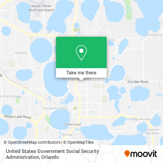 United States Government Social Security Administration map