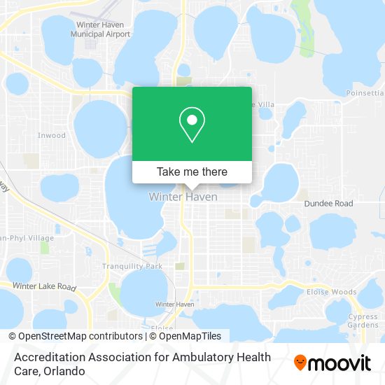 Mapa de Accreditation Association for Ambulatory Health Care