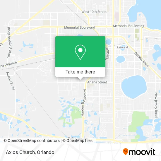 Axios Church map