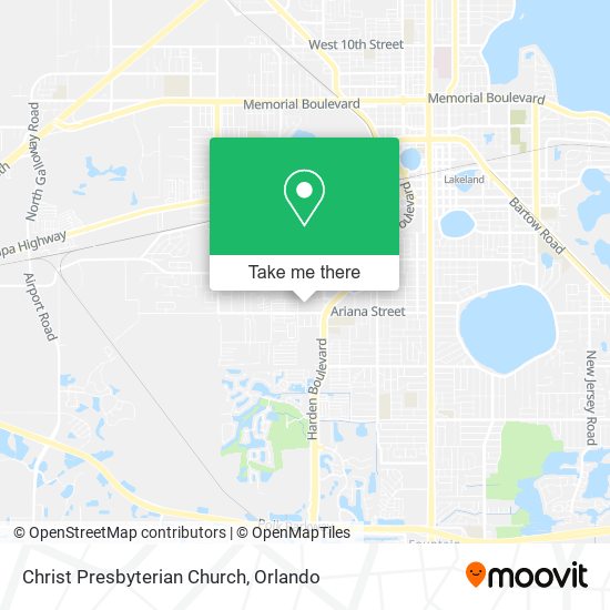 Christ Presbyterian Church map